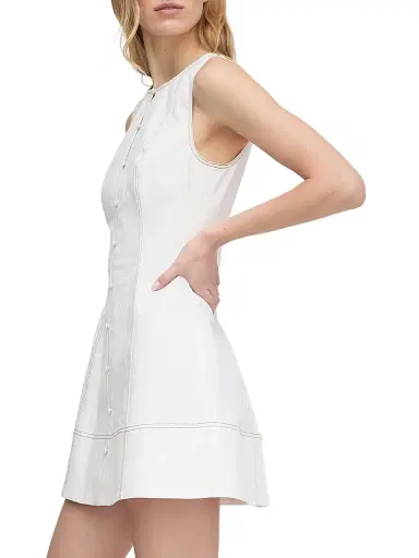 Hill House Home Women's The Angie Dress - Off White - Size XL | Thumbnail 4