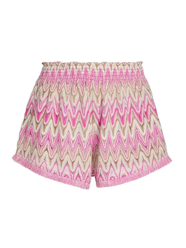 Ramy Brook Women's Analisa Printed Shorts - Radiant Pink Zigzag