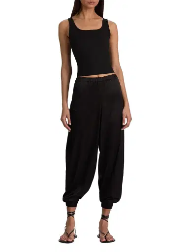 Alice + Olivia Women's Declan Parachute Pants - Black - Size XL | Thumbnail 2 Alice + Olivia Women's Declan Parachute Pants - Black - Size XL | Thumbnail 2