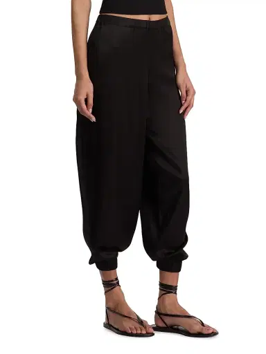 Alice + Olivia Women's Declan Parachute Pants - Black - Size XL | Thumbnail 4 Alice + Olivia Women's Declan Parachute Pants - Black - Size XL | Thumbnail 4