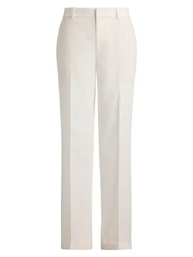 Women's Linen High-Rise Straight-Leg Pants - Nevis