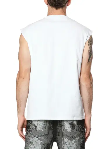 Purple Brand Men's Logo Cotton Crewneck T-Shirt - White | Thumbnail 2
