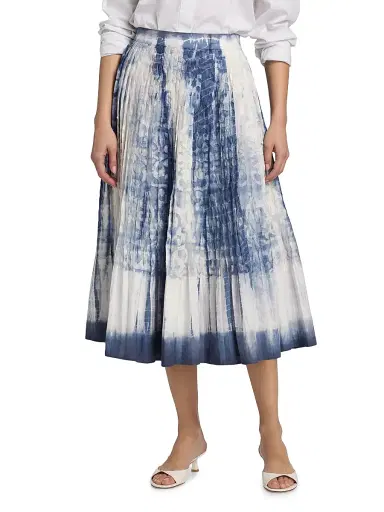 Kobi Halperin Women's Andie Tie-Dye Silk Midi-Skirt | Thumbnail 3 Kobi Halperin Women's Andie Tie-Dye Silk Midi-Skirt | Thumbnail 3