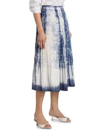 Kobi Halperin Women's Andie Tie-Dye Silk Midi-Skirt | Thumbnail 4 Kobi Halperin Women's Andie Tie-Dye Silk Midi-Skirt | Thumbnail 4