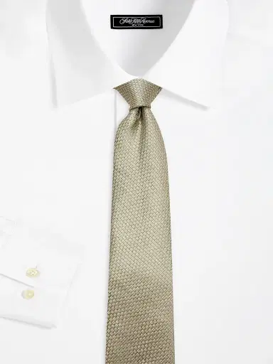 Canali Men's Geometric Silk Tie | Thumbnail 2