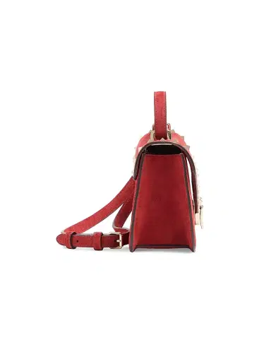 Valentino Garavani Women's Rockstud Suede Crossbody Bag - Red | Thumbnail 3 Valentino Garavani Women's Rockstud Suede Crossbody Bag - Red | Thumbnail 3