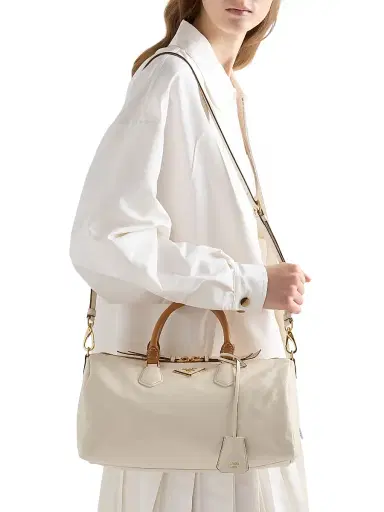 Prada Women's Leather Top-Handle Bag | Thumbnail 3 Prada Women's Leather Top-Handle Bag | Thumbnail 3