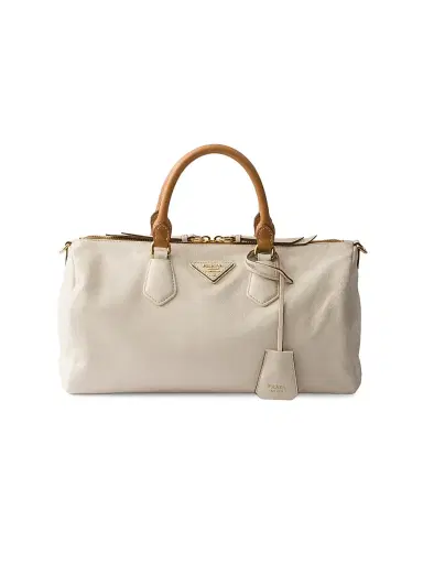 Prada Women's Leather Top-Handle Bag | Thumbnail 1 Prada Women's Leather Top-Handle Bag | Thumbnail 1