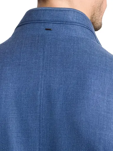 Stefano Ricci Men's Wool and Silk Blend Blouson Jacket - Blue - Size 40 | Thumbnail 6 Stefano Ricci Men's Wool and Silk Blend Blouson Jacket - Blue - Size 40 | Thumbnail 6