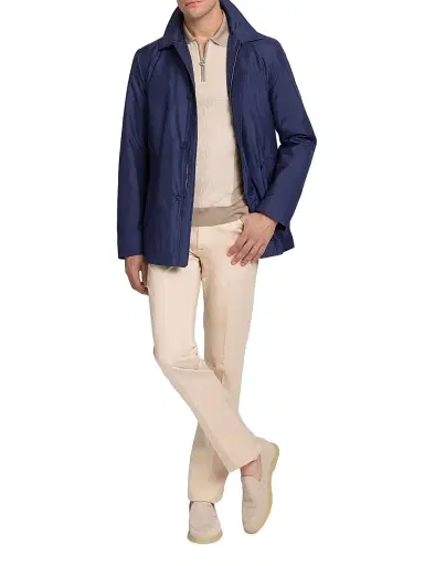 Stefano Ricci Men's Silk Driving Coat | Thumbnail 1 Stefano Ricci Men's Silk Driving Coat | Thumbnail 1
