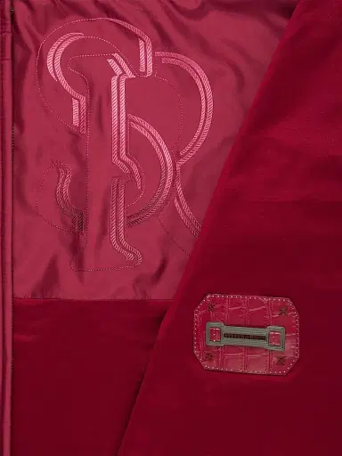 Stefano Ricci Men's Silk and Matted Crocodile Leather Hooded Blouson Jacket - Red - Size 38 | Thumbnail 7 Stefano Ricci Men's Silk and Matted Crocodile Leather Hooded Blouson Jacket - Red - Size 38 | Thumbnail 7