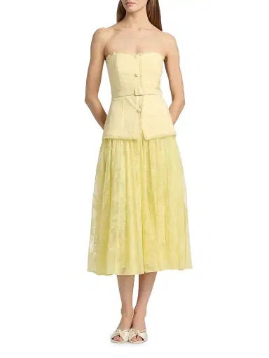 BADGLEY MISCHKA Women's Belted Drop Waist Cocktail Dress | Thumbnail 2 BADGLEY MISCHKA Women's Belted Drop Waist Cocktail Dress | Thumbnail 2