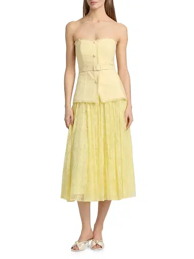 BADGLEY MISCHKA Women's Belted Drop Waist Cocktail Dress | Thumbnail 3 BADGLEY MISCHKA Women's Belted Drop Waist Cocktail Dress | Thumbnail 3
