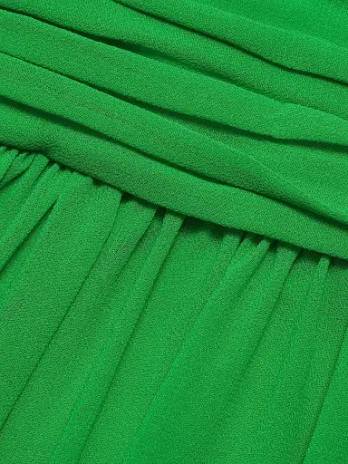 BADGLEY MISCHKA Women's Gathered Strapless Scarf-Neck Gown - Emerald - Size 16 | Thumbnail 7 BADGLEY MISCHKA Women's Gathered Strapless Scarf-Neck Gown - Emerald - Size 16 | Thumbnail 7