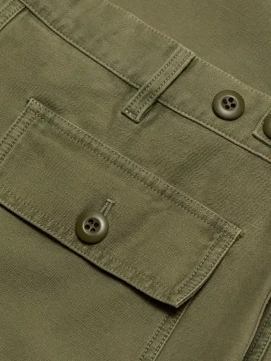 Nili Lotan Women's Earl Cotton Canvas Pants - Olive Fatigue - Size 12 | Thumbnail 7 Nili Lotan Women's Earl Cotton Canvas Pants - Olive Fatigue - Size 12 | Thumbnail 7