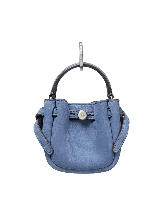 Tory Burch Women's Romy Bucket Bag Key Fob - Soft Blue