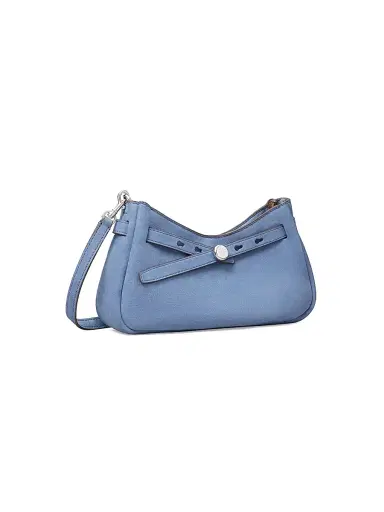 Tory Burch Women's Romy Belted Leather Crossbody Bag - Soft Blue | Thumbnail 2