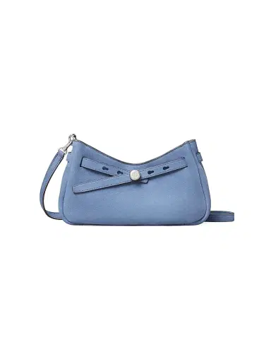 Tory Burch Women's Romy Belted Leather Crossbody Bag - Soft Blue | Thumbnail 1