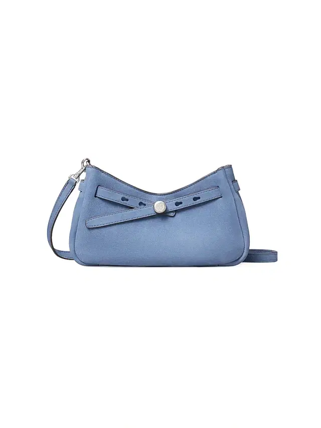 Tory Burch Women's Romy Belted Leather Crossbody Bag - Soft Blue
