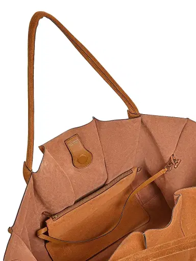 Ulla Johnson Women's Adria Large Paneled Suede Tote Bag | Thumbnail 4 Ulla Johnson Women's Adria Large Paneled Suede Tote Bag | Thumbnail 4