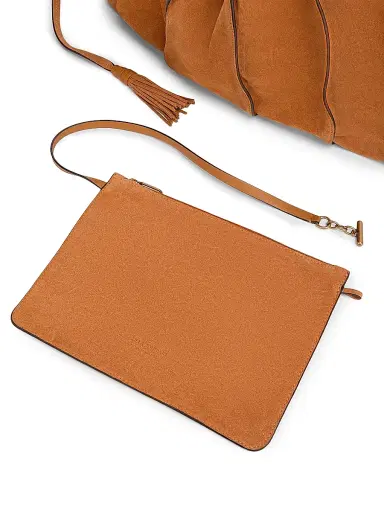 Ulla Johnson Women's Adria Large Paneled Suede Tote Bag | Thumbnail 5 Ulla Johnson Women's Adria Large Paneled Suede Tote Bag | Thumbnail 5