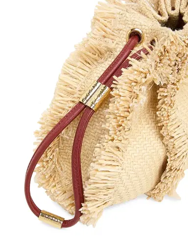 Ulla Johnson Women's Adria Small Raffia Crossbody Bag | Thumbnail 6 Ulla Johnson Women's Adria Small Raffia Crossbody Bag | Thumbnail 6