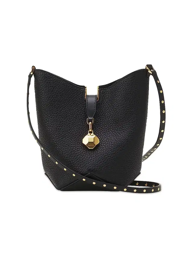 Lanvin Women's Catch Nano Leather Bucket Bag - Black