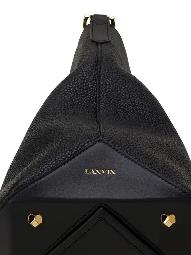 Lanvin Women's Catch Leather Bucket Bag - Black | Thumbnail 8