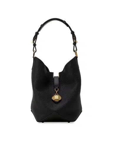 Lanvin Women's Catch Leather Bucket Bag - Black | Thumbnail 1
