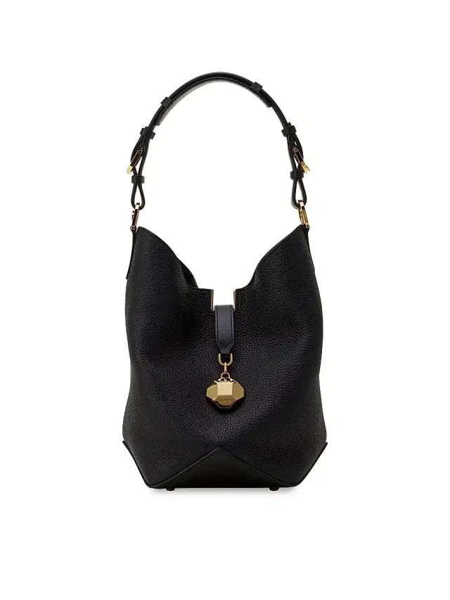 Lanvin Women's Catch  Leather Bucket Bag - Black