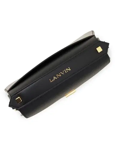 Lanvin Women's Concerto Arpege Patent Leather Bag - Black Burgundy | Thumbnail 3