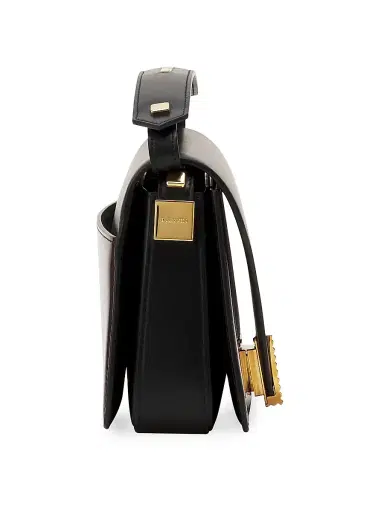 Lanvin Women's Concerto Arpege Patent Leather Bag - Black Burgundy | Thumbnail 5