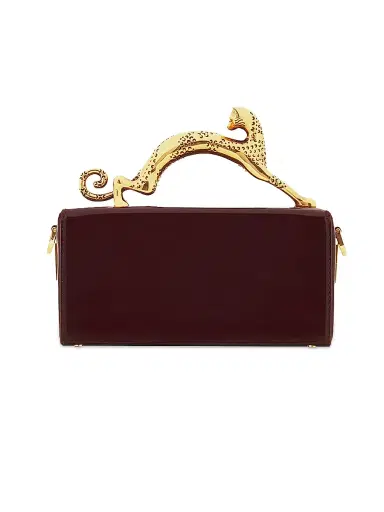 Lanvin Women's Pencil Cat Nano Patent Leather Crossbody Bag - Bacchus | Thumbnail 3