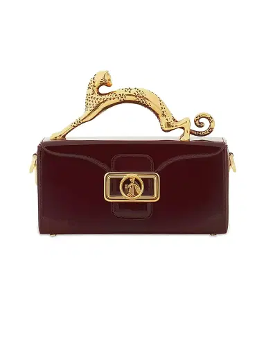 Lanvin Women's Pencil Cat Nano Patent Leather Crossbody Bag - Bacchus | Thumbnail 1