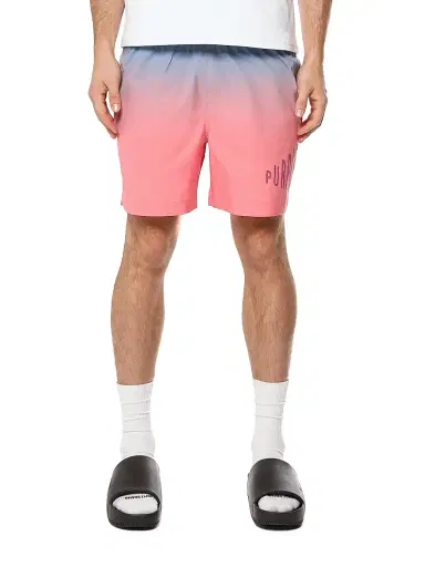 Purple Brand Men's All Around Gradient Swim Shorts - Pink | Thumbnail 1
