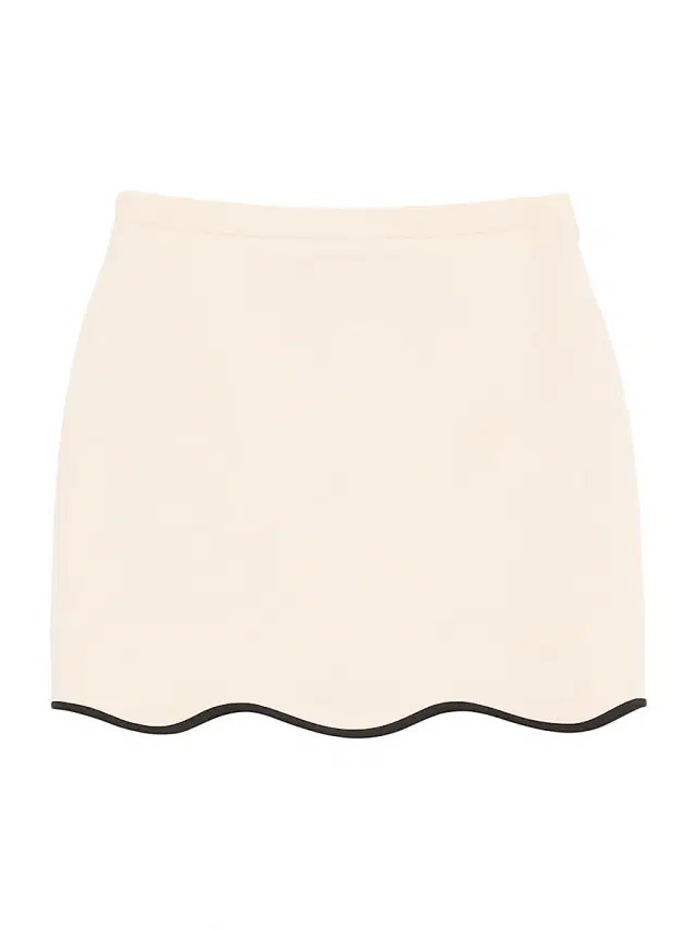 Valentino Garavani Women's Mini Skirt in Crepe Couture - Vanilla