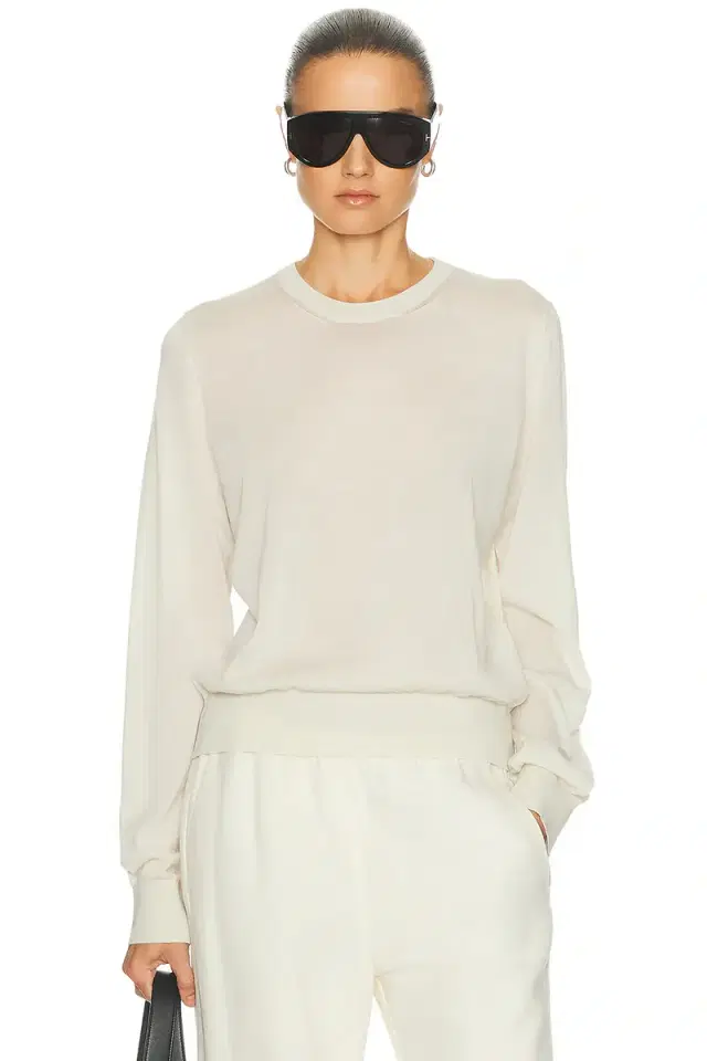 WARDROBE.NYC Fine Knit Turtleneck Top