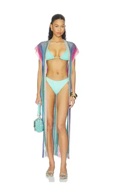 Luli Fama Sunshine Addict Long Caftan | Thumbnail 2