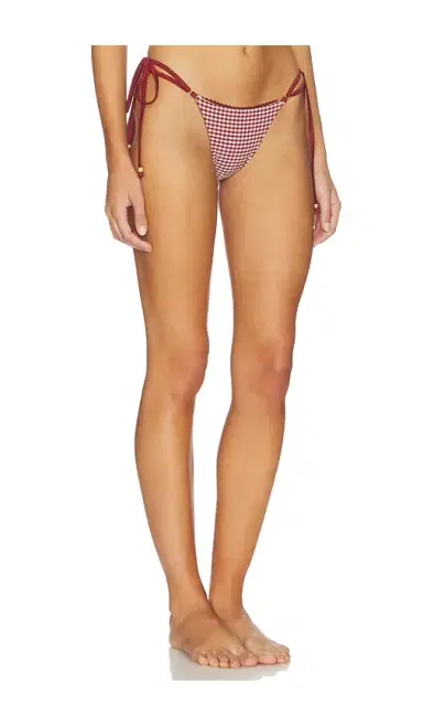 Kulani Kinis Decorative Thong Tie Side Bikini Bottom | Thumbnail 2