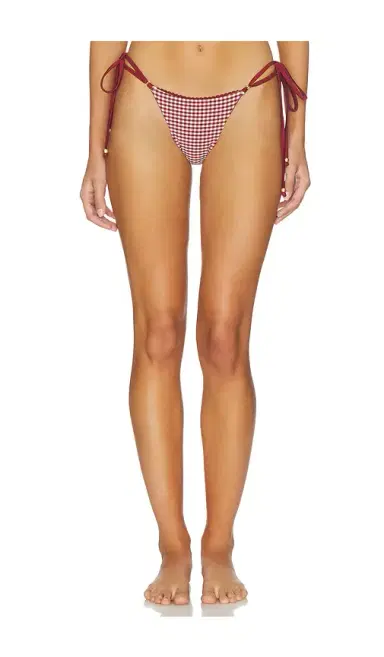 Kulani Kinis Decorative Thong Tie Side Bikini Bottom | Thumbnail 1