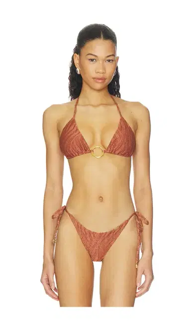 Luli Fama Muse Glow Ring Seamless Triangle Top | Thumbnail 1 Luli Fama Muse Glow Ring Seamless Triangle Top | Thumbnail 1