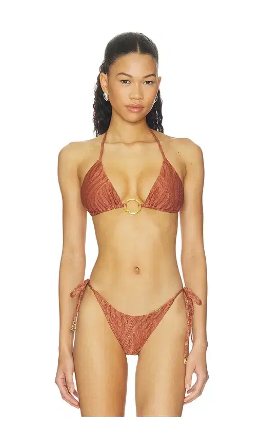 Luli Fama Muse Glow Ring Seamless Triangle Top