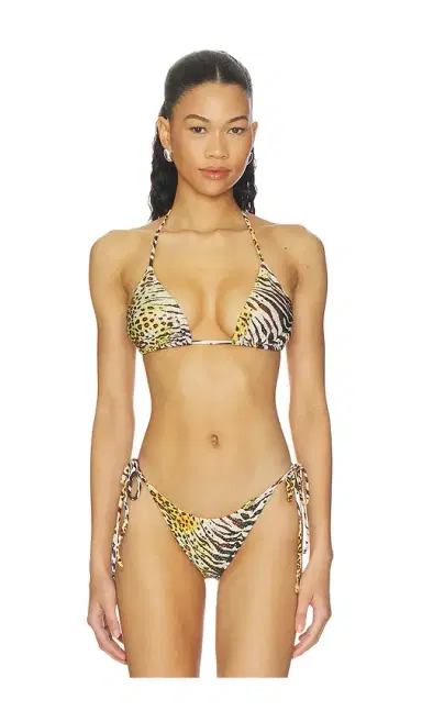 Luli Fama Tigressa Seamless Triangle Top | Thumbnail 1 Luli Fama Tigressa Seamless Triangle Top | Thumbnail 1