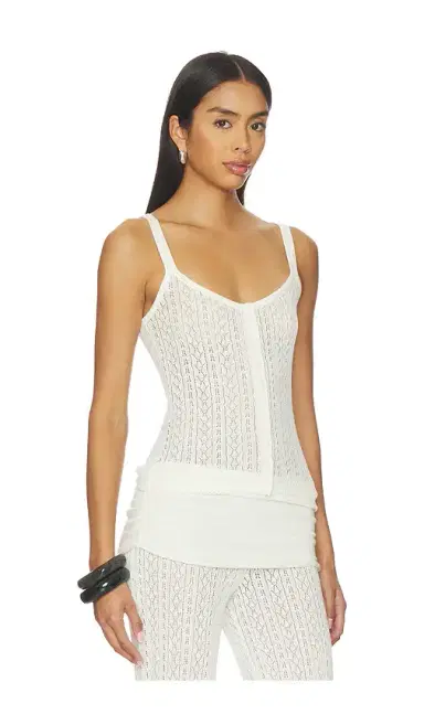 Tularosa Erin Pointelle Knit Tank | Thumbnail 2 Tularosa Erin Pointelle Knit Tank | Thumbnail 2