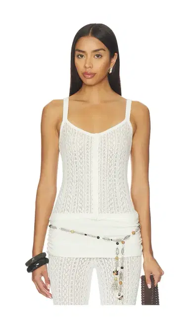 Tularosa Erin Pointelle Knit Tank | Thumbnail 1 Tularosa Erin Pointelle Knit Tank | Thumbnail 1