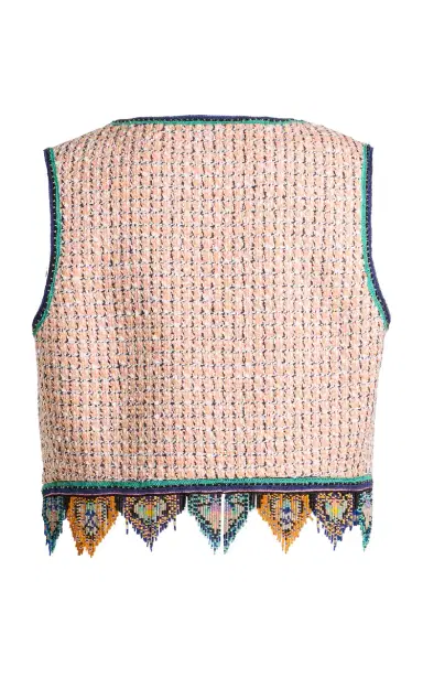 Etro Embroidered Tweed Vest | Thumbnail 4