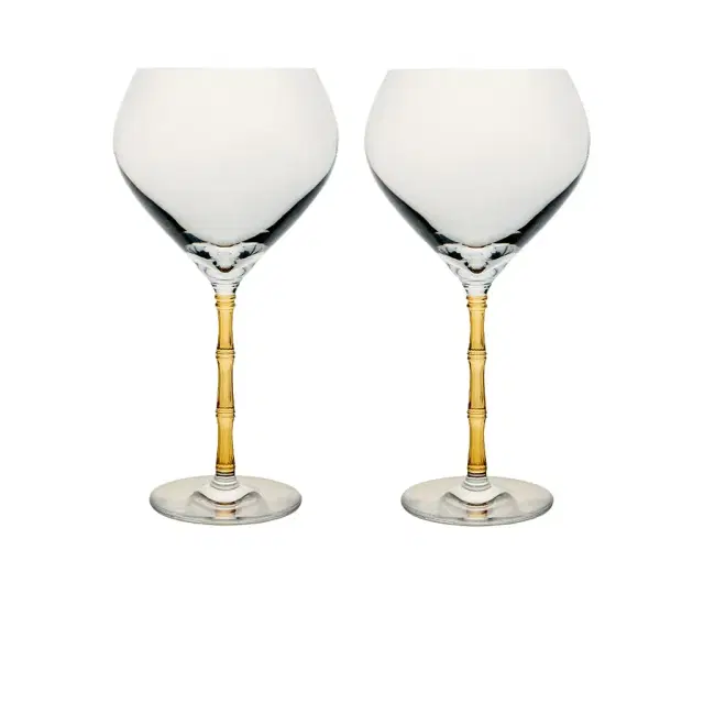La DoubleJ Bamboo Baloon Glasses Set Of 2