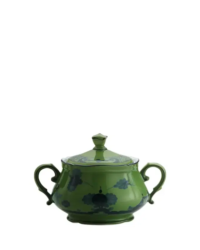 Ginori 1735 Oriente Italiano Sugar Bowl With Cover