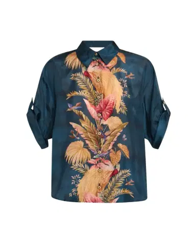 Zimmermann Ascension Relaxed Shirt | Thumbnail 1 Zimmermann Ascension Relaxed Shirt | Thumbnail 1