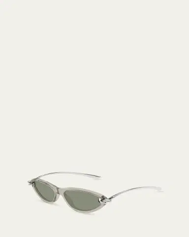 Bottega Veneta Knot 56mm Acetate & Metal Cat-Eye Sunglasses | Thumbnail 2 Bottega Veneta Knot 56mm Acetate & Metal Cat-Eye Sunglasses | Thumbnail 2